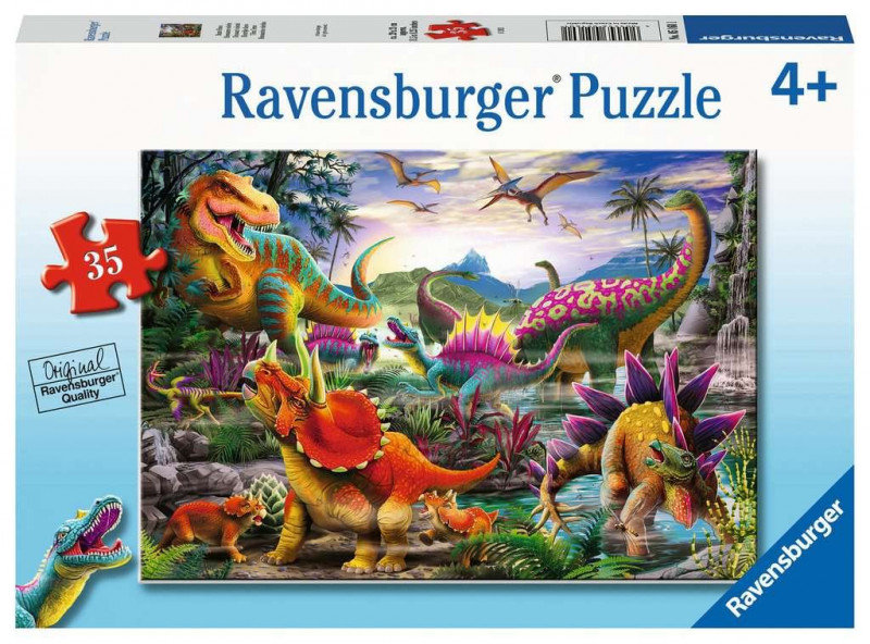 Puzzle T-rex 35 elementów