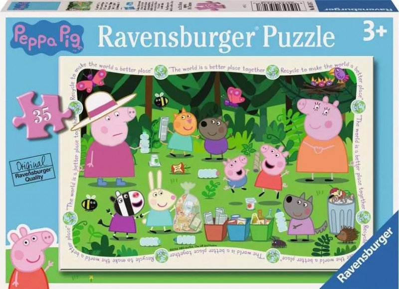 Puzzle Świnka Peppa 35 elementów