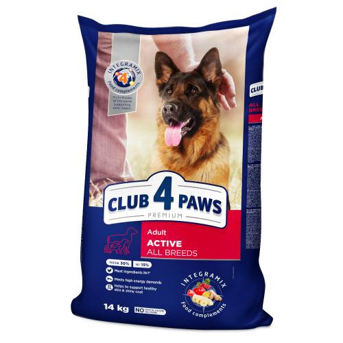 CLUB 4 PAWS PREMIUM Active All Breeds 14kg