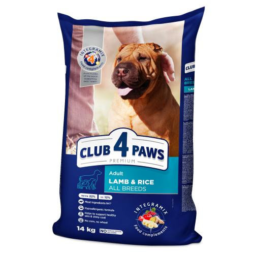 Club 4 paws PREMIUM Lamb Rice All Breeds 14 kg