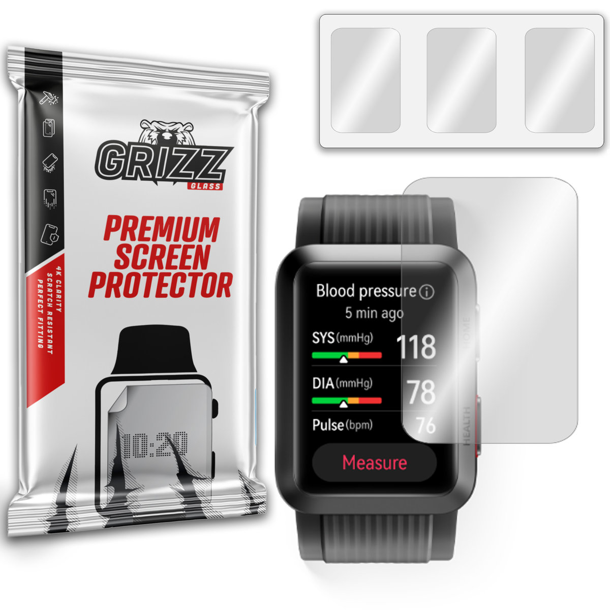 Grizzglass Hydrofilm Folia Hydrożelowa Do Huawei Watch D