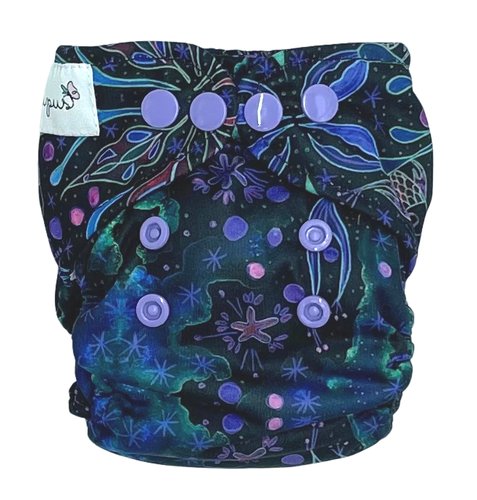 Pieluszka Z Kieszonką Noworodkowa 3-7Kg - Neon Splash