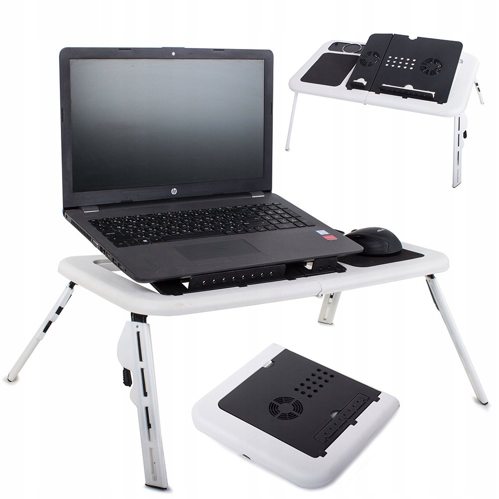 E-table Stolik Pod Laptop Chłodzenie Wentylatory