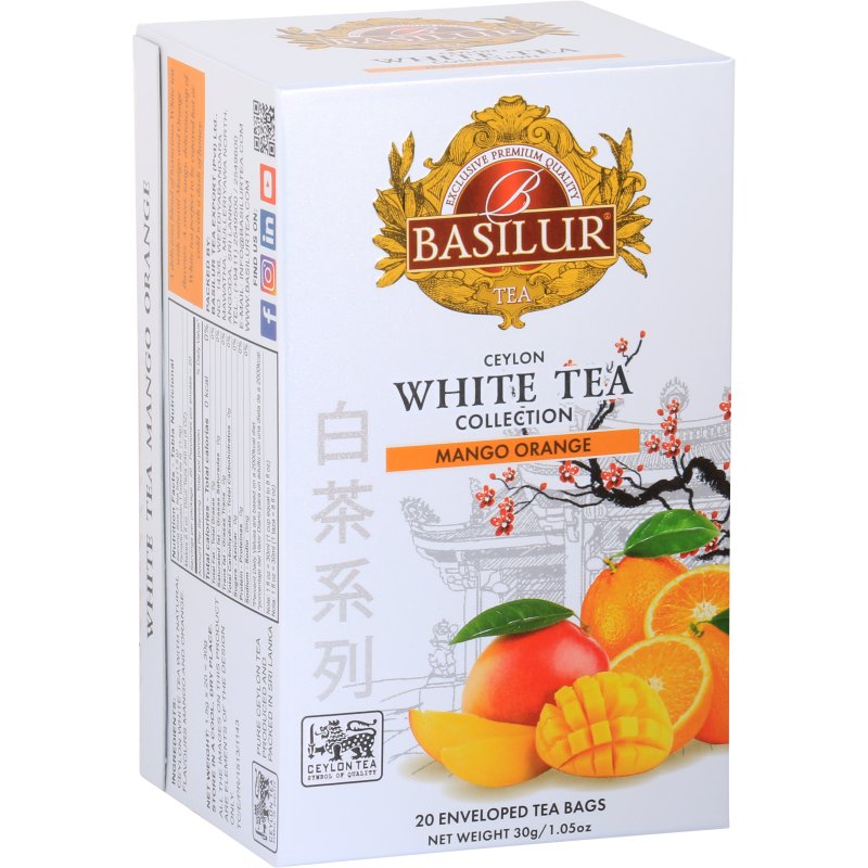 WHITE TEA - MANGO ORANGE saszetki - 20 x 1,5 g