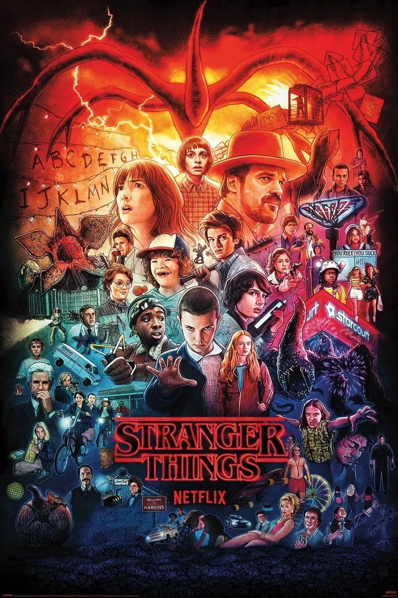 Plakat Stranger Things Montage 61X91,5Cm