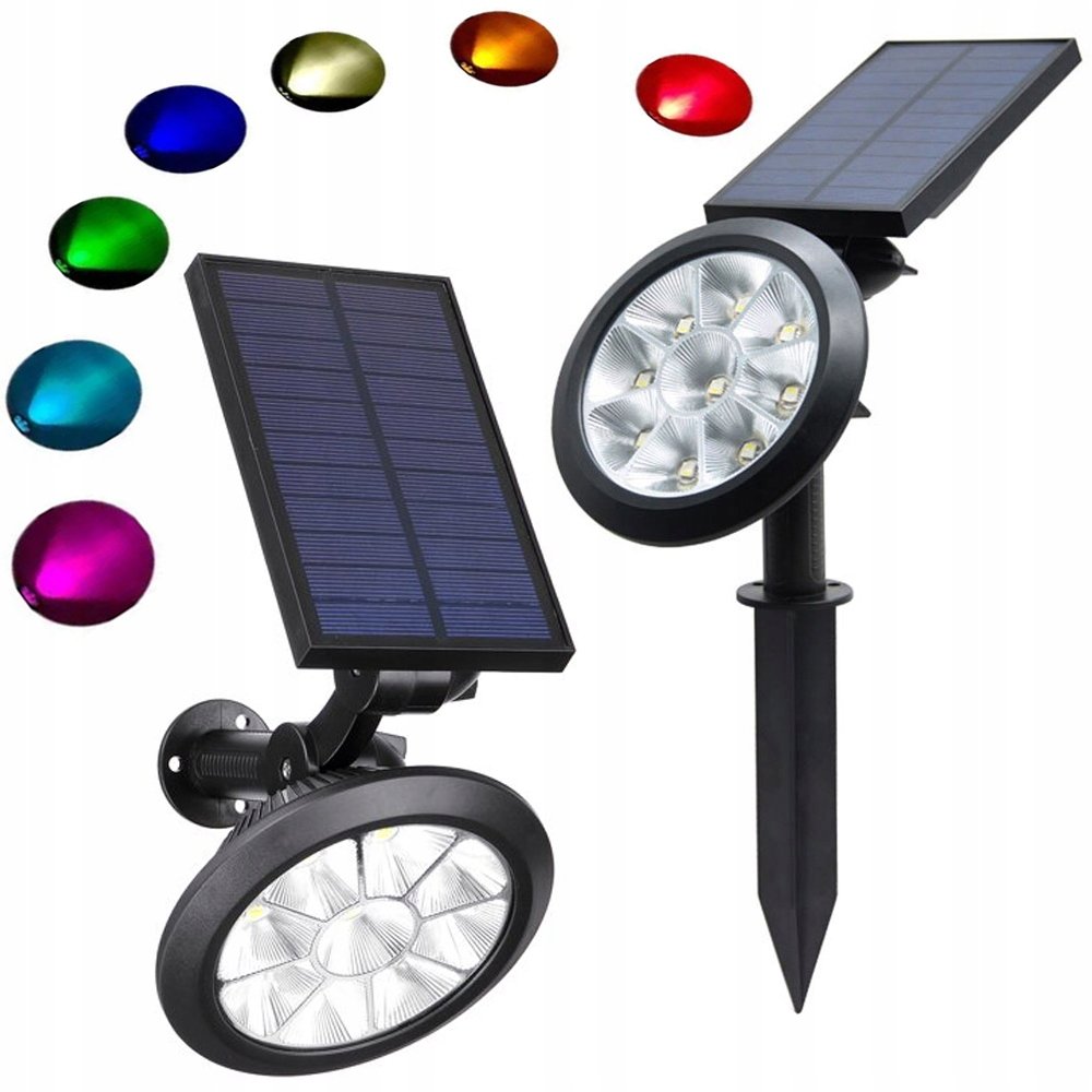 Lampa Lampka Solarna Rgbw Led Ogrodowa Świąteczna