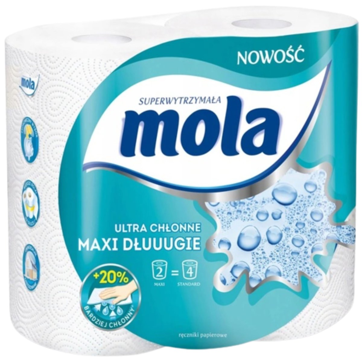 Metsa Tissue Ręczniki papierowe Mola (2 rolki)