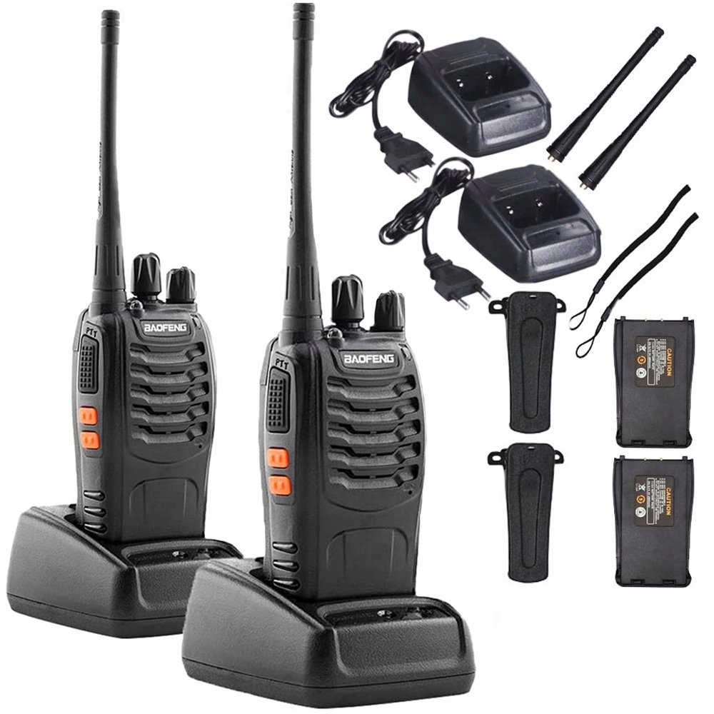 Krótkofalówki Verk Group, 2X Walkie Talkie Baofeng Bf888S Pmr