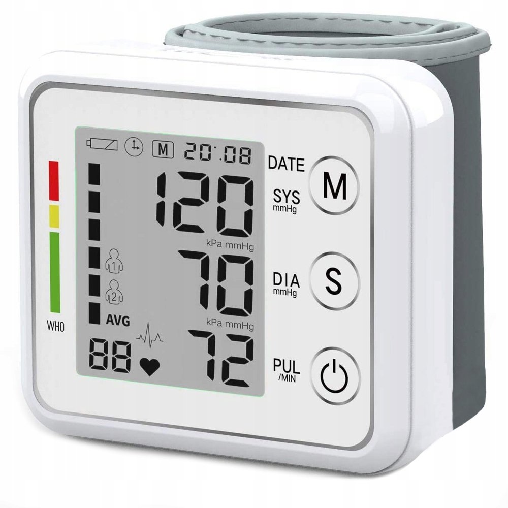 Ciśnieniomierz nadgarstkowy, Verk, ekran LCD, elektroniczny