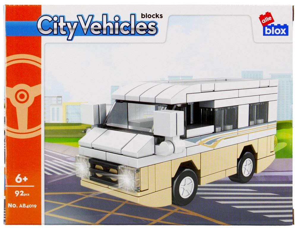 Klocki konstrukcyjne. City. 92 elementów. Alleblox 492752