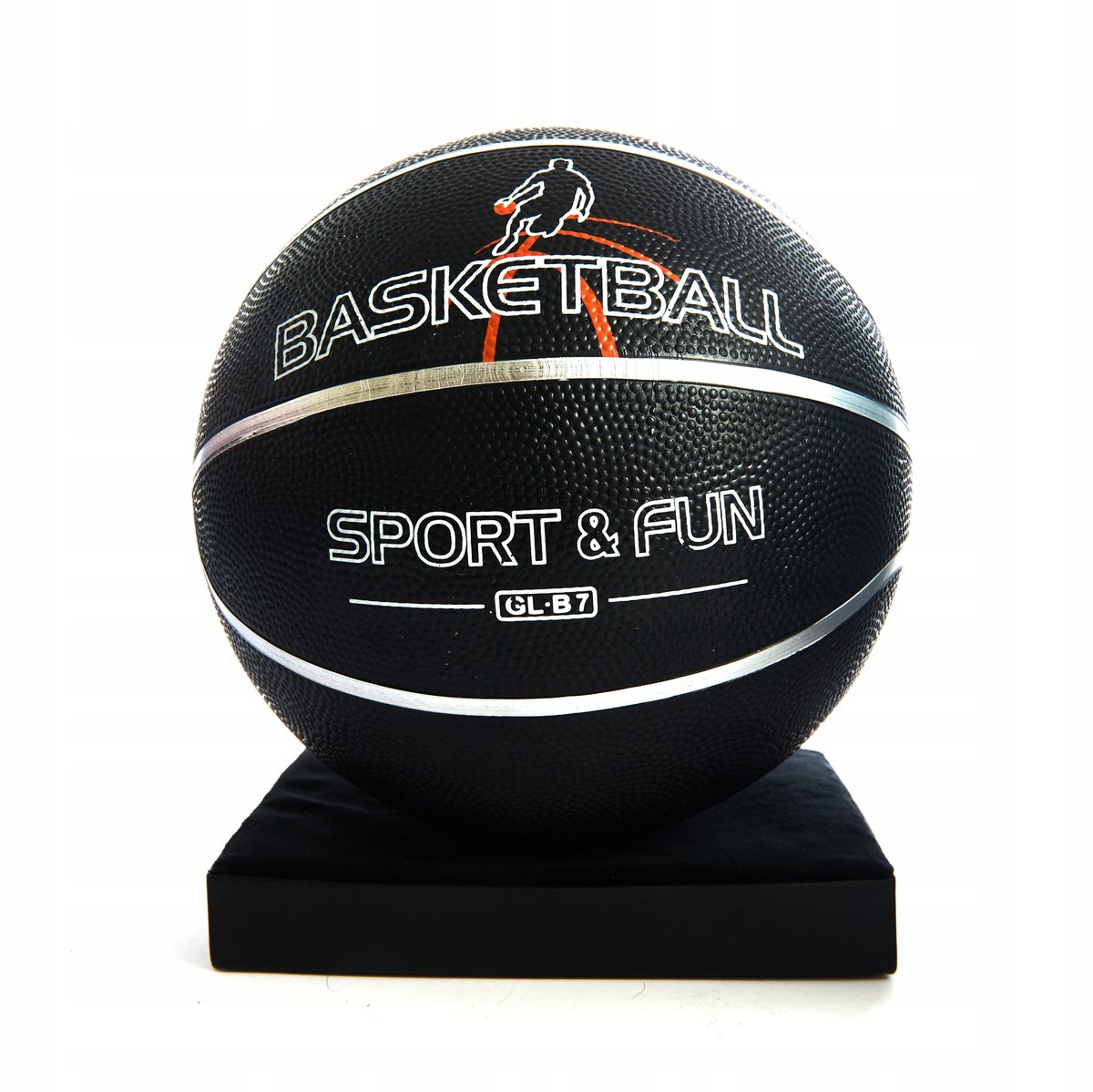 Piłka do kosza Basketball czarny MIDEX RBKC725C Toys