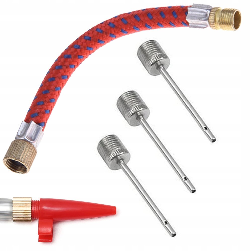 Igły Wężyk Końcówki Do Pompki Piłki Materac Zestaw