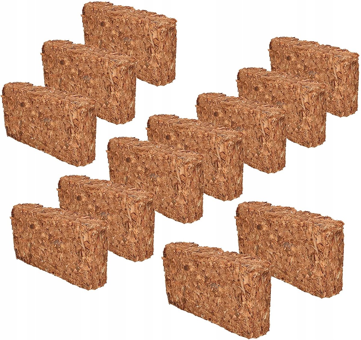 Chipsy Kokosowe Naturalne Podłoże Brykiet Kokos 12