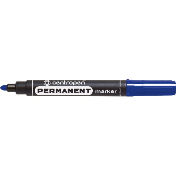 Centropen Marker permanentny 8566 okrągła końcówka niebieski