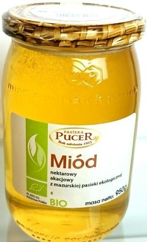 157Pucer Miód Nektarowy Akacjowy 950g - Pucer Ekologiczny PUCAKAC950EKO