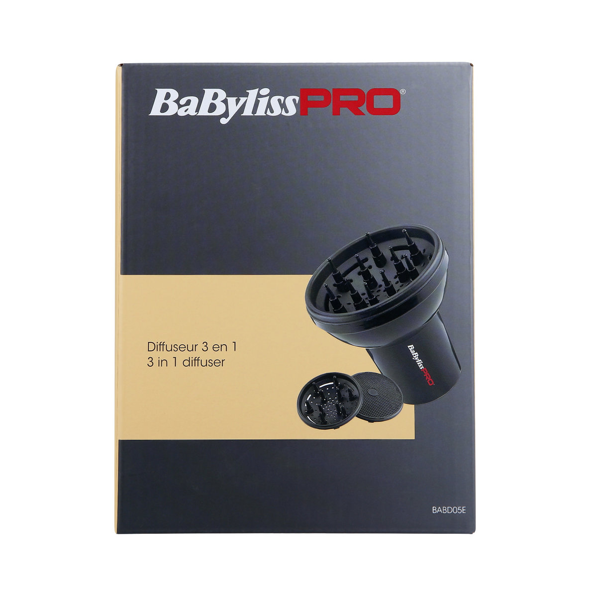Babyliss Pro Diffuser Pro 4 dyfuzor do suszarki BABD05E 3 szt.