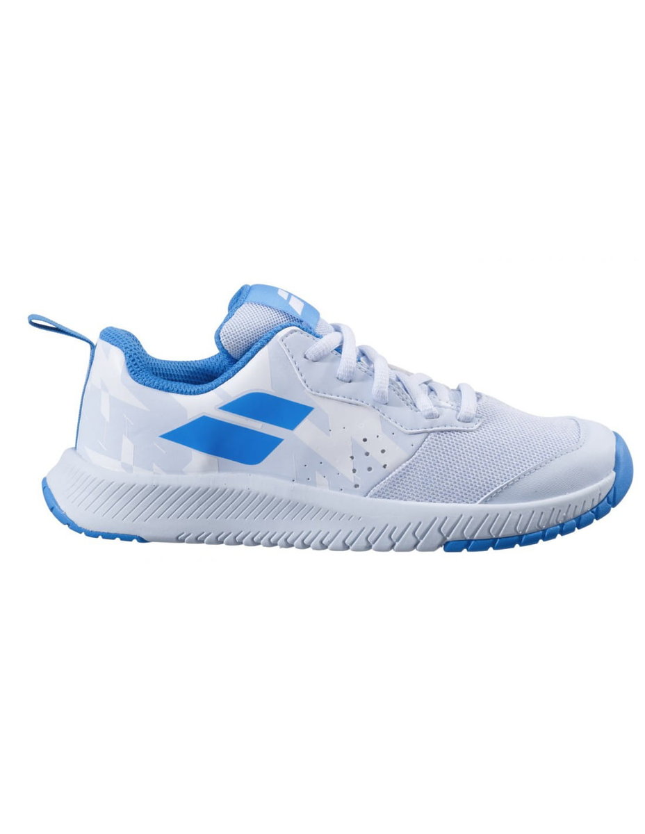 Zdjęcia - Akcesoria Babolat Buty do tenisa dziecięce  21 Pulsion AC white/illusion blue | WYSYŁ 