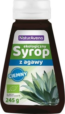 NaturAvena Syrop z Agawy Ciemny 245g - NAVSYROPZAGCI
