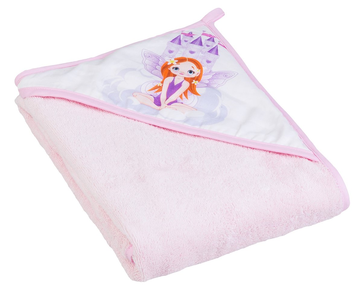 TEGA Baby Okrycie kąpielowe Księżniczka 100x100 Różowe