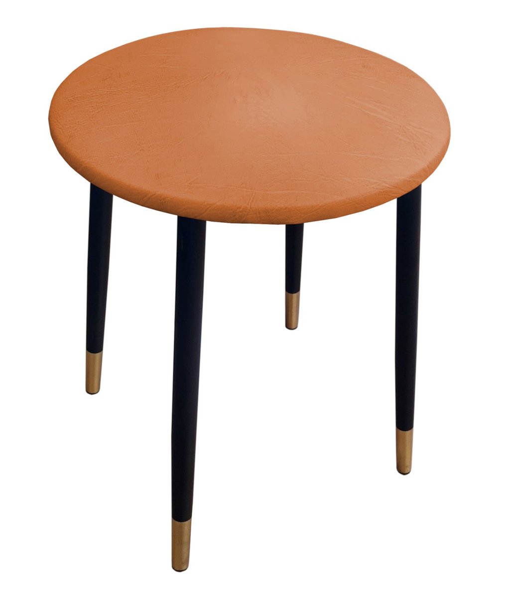 Taboret TRIX AL8 olcha orange podstawa czarna/złota