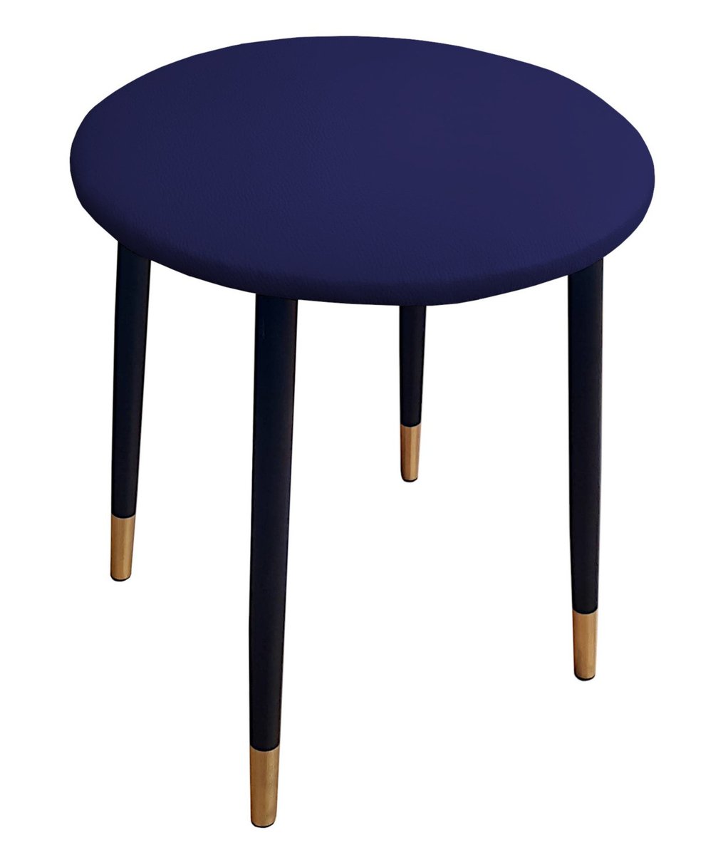 Taboret TRIX D4 granatowy podstawa czarna/złota