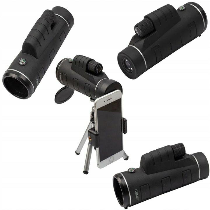 Monokular Lornetka Comet 10X42 Czarna Do Telefonu
