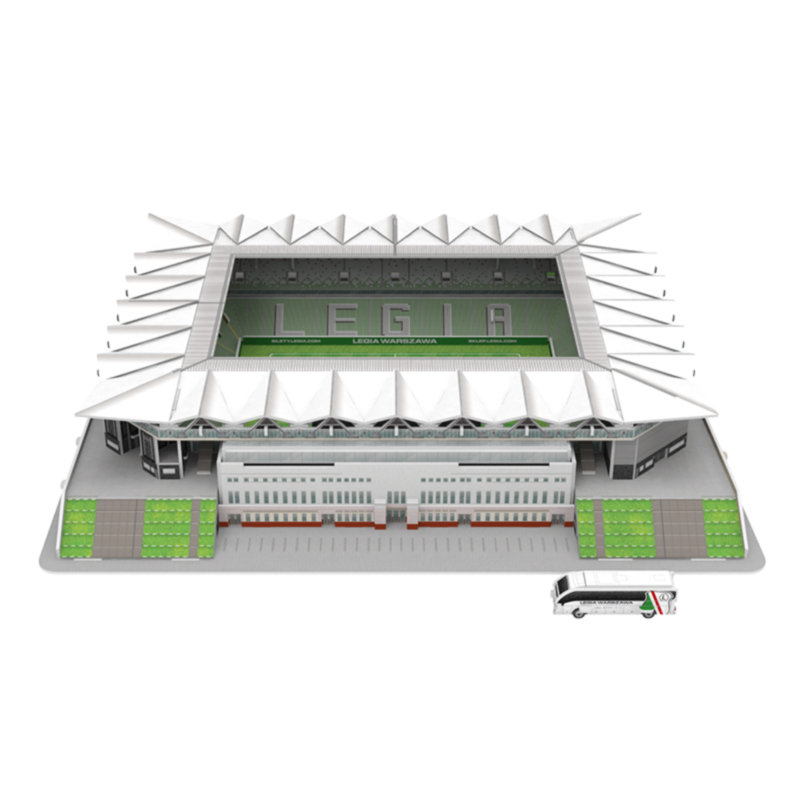 Stadion Miejski Legii Warszawa Im. J. Piłsudskiego - Legia - Puzzle 3D
