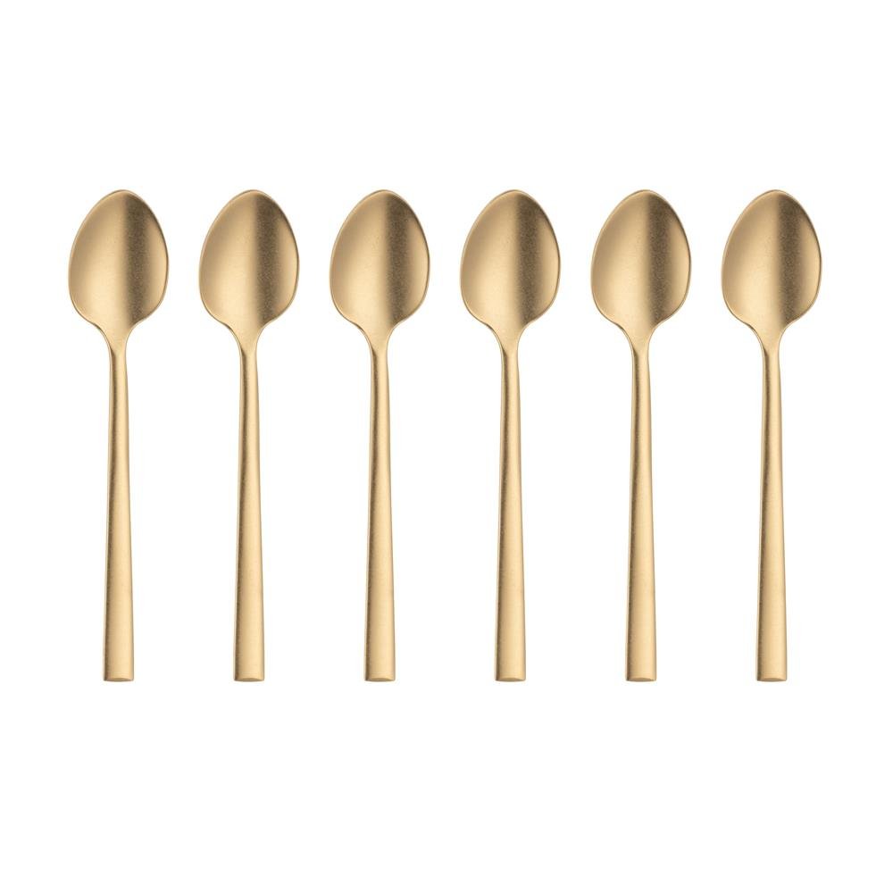 Komplet Łyżeczek Do Herbaty Złotych 6 Sztuk Invicta Vintage Gold Villa Italia
