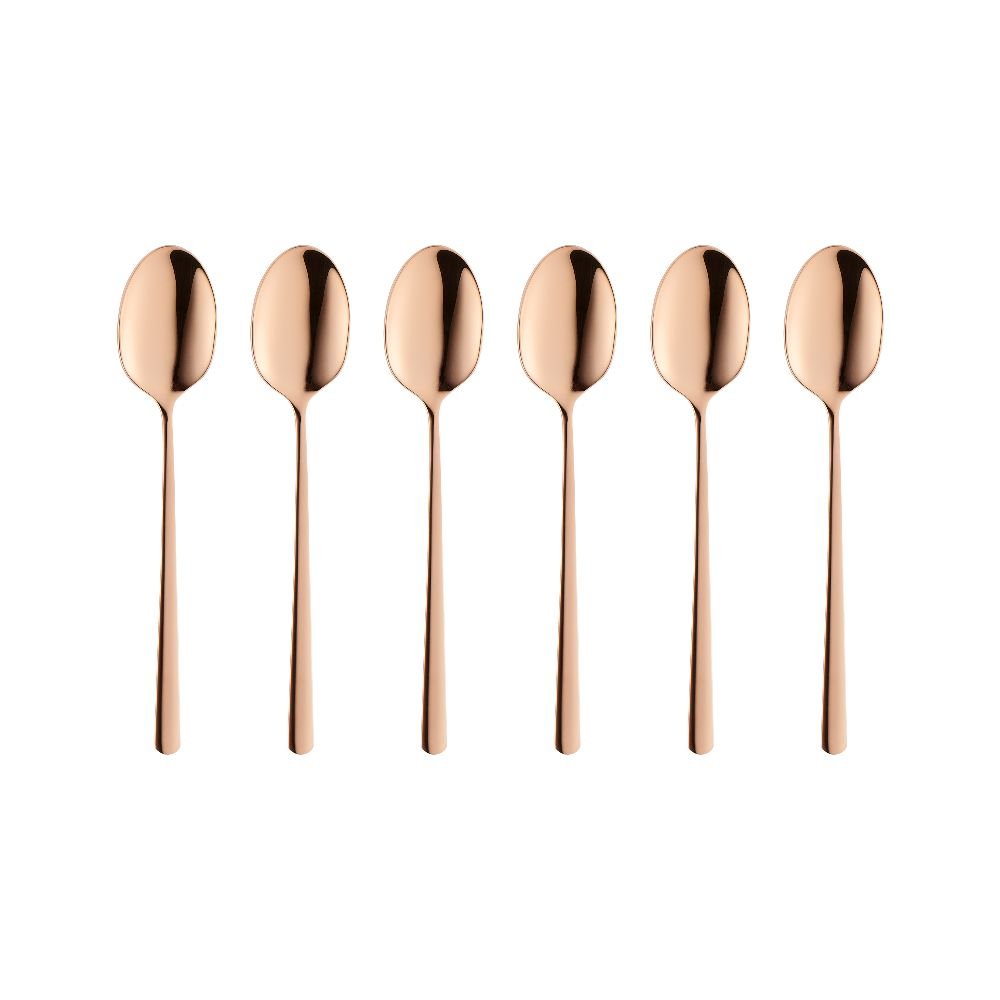 Komplet Łyżeczek Do Herbaty 6 Sztuk Mariza Copper Villa Italia