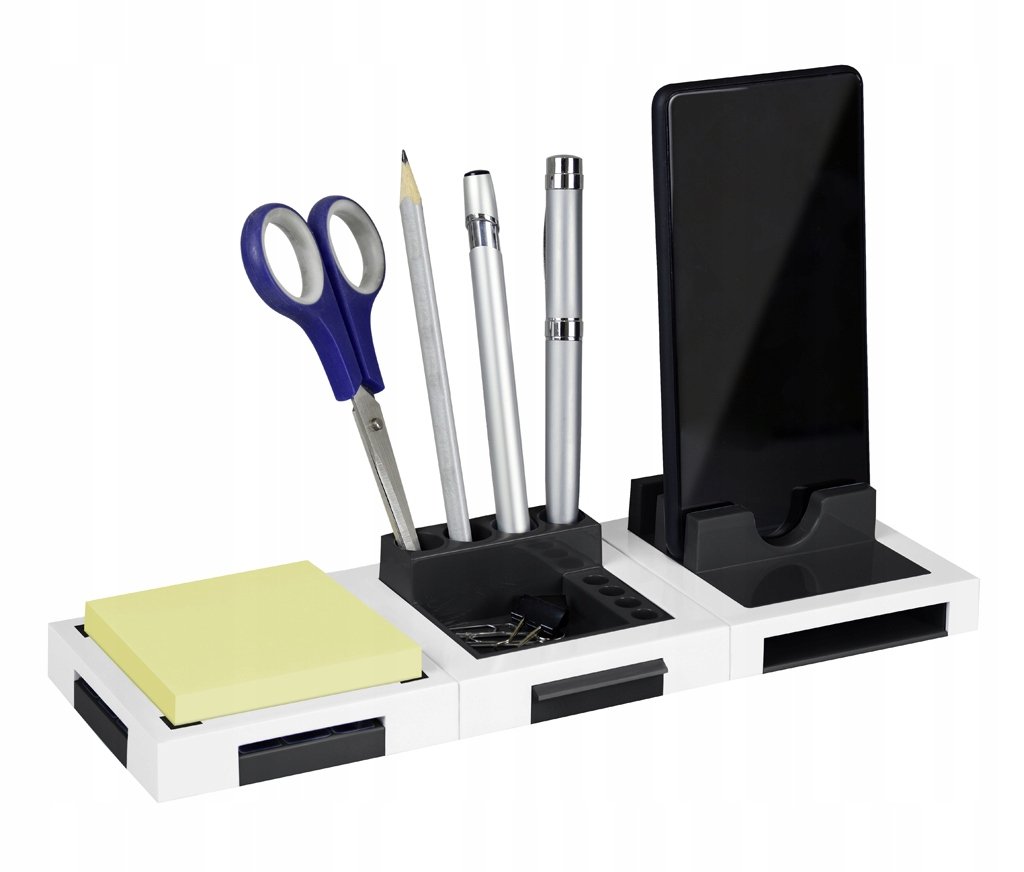Przybornik Biurowy Organizer Na Biurko Porty Usb Monolith Mdo003