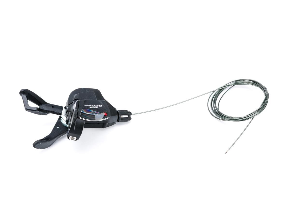 SHIMANO Deore MTB SL-M6000 dźwignia zmiany biegów 2/3S z wskaźnik przełożenia czarna 2018 dźwignia prawa ISLM6000LB