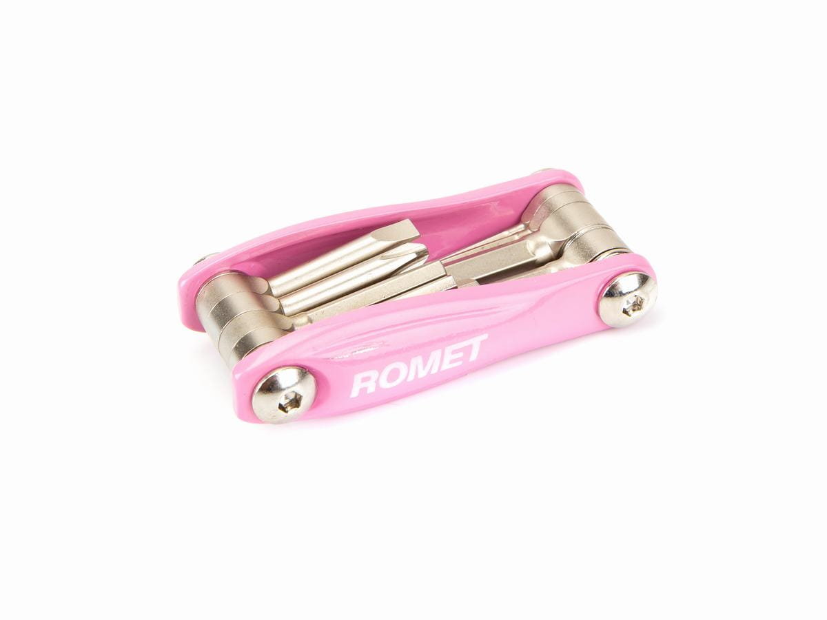 Klucze Imbusowe - Scyzoryk 9 Funkcji  Różowy Et/Logo Romet