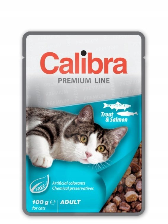 CALIBRA Cat Premium Adult Trout&Salmon 100g