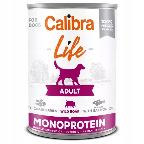 Calibra Dog Adult Wild boar with cranberries 400 g