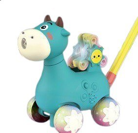 Jeździk Pchacz Krówka Bańki Mydlane Dźwięki 9001N