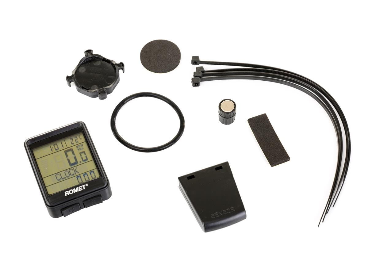 Licznik Rowerowy Bezprzewodowy Bkv 1557 Czarny Et/Logo Romet