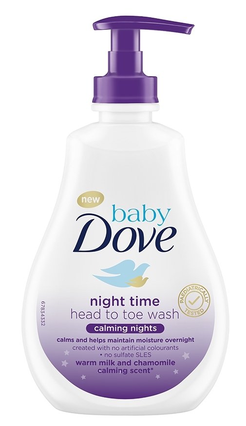 Dove Calming Nights Baby Night Time Head To Toe Wash) 400 ml