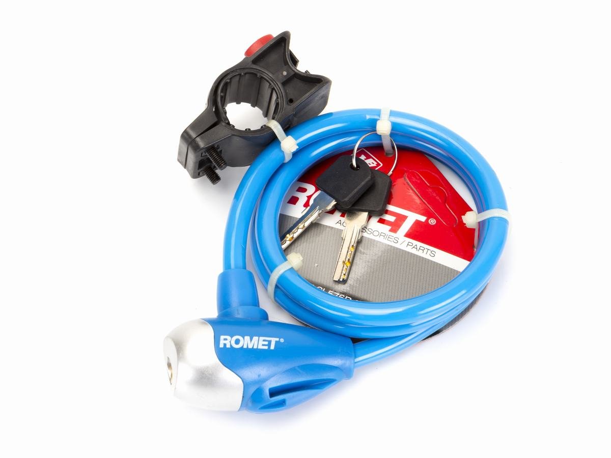 Zamknięcie Na Klucz Sl576 10X1000 /Pętla/Niebieski Et/Logo Romet