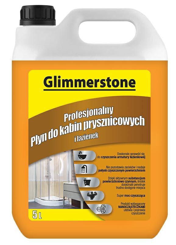 Płyn Do Mycia Czyszczenia Łazienki Kabin Wanien 5L