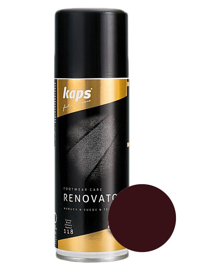 Kaps Pasta do zamszu nubuku Spray 15 kolorów Renowator 106-ciemny brąz)