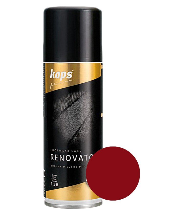 Kaps Pasta do zamszu nubuku Spray 15 kolorów Renowator 112-czerwony)