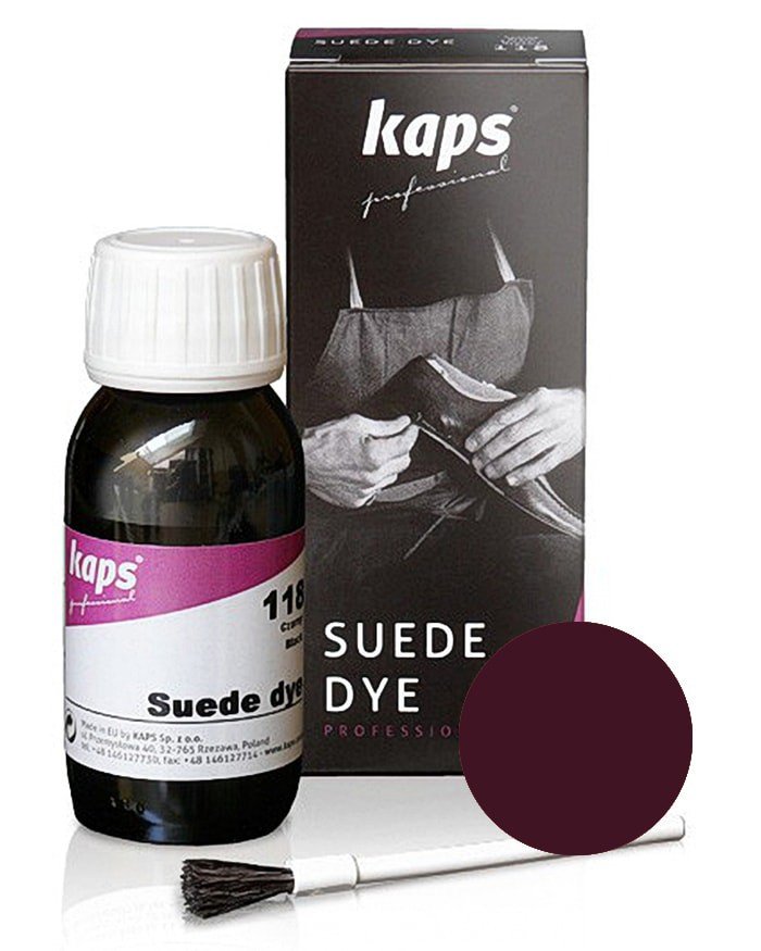 Kaps Farba do Zamszu Nubuku Weluru Suede Dye 12 kolorów 111-bordowy) CC46-63698