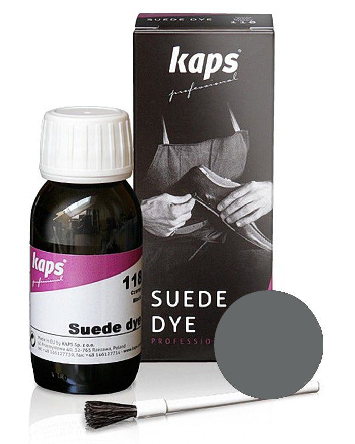 Kaps Farba do Zamszu Nubuku Weluru Suede Dye 12 kolorów 114-jasny szary) CC46-63698