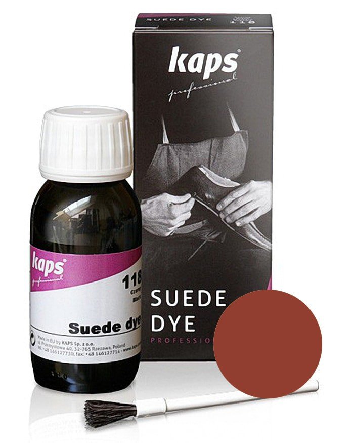 Kaps Farba do Zamszu Nubuku Weluru Suede Dye 12 kolorów 129-jasny brąz) CC46-63698