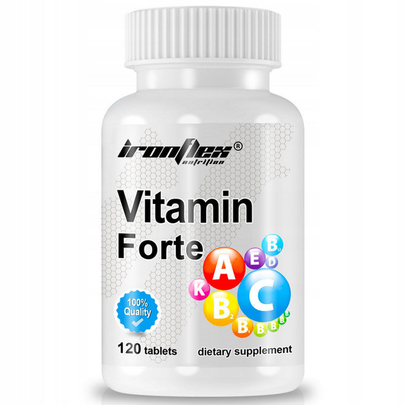 Ironflex Vitamin Forte 120tab Vit&min Witaminy
