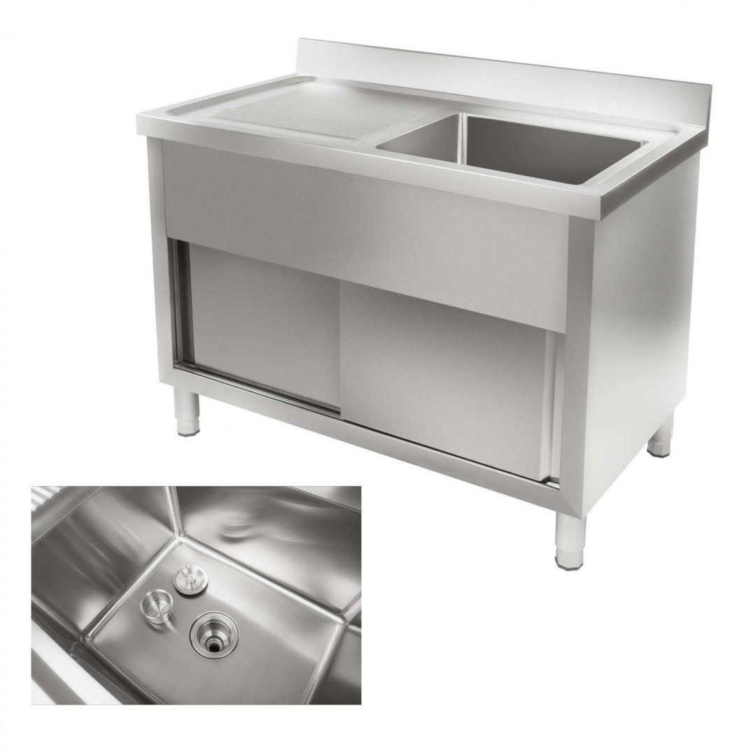 Royal Catering Szafka zlewozmywakowa - 120 cm RCHS-1200WS RCHS-1200WS