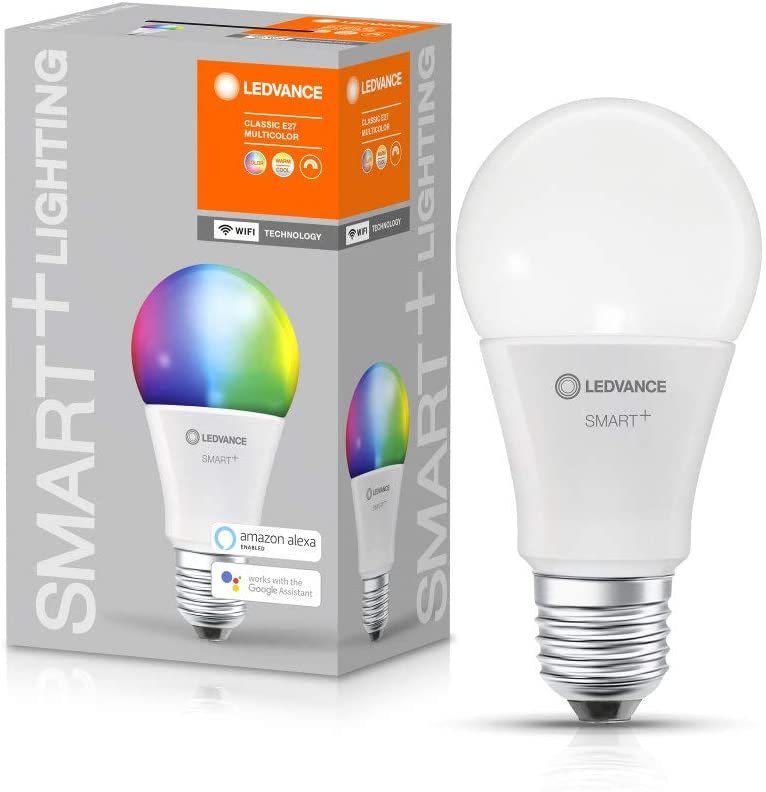 Ledvance SMART+ WiFi Classic RGBW Multicolour 60 9W 2700-6500K E27