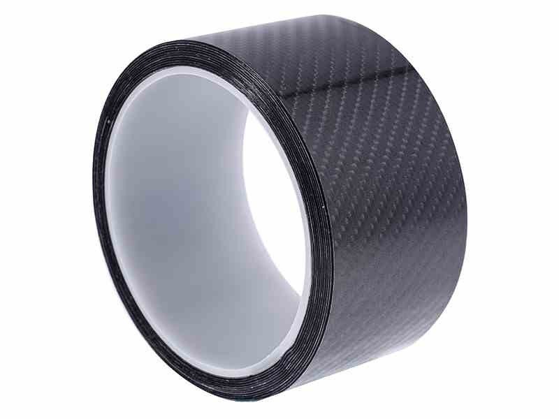Taśma Zabezpieczająca / Dekoracyjna 50 Mm X 3 M, Ze Strukturą Carbon, Czarna
