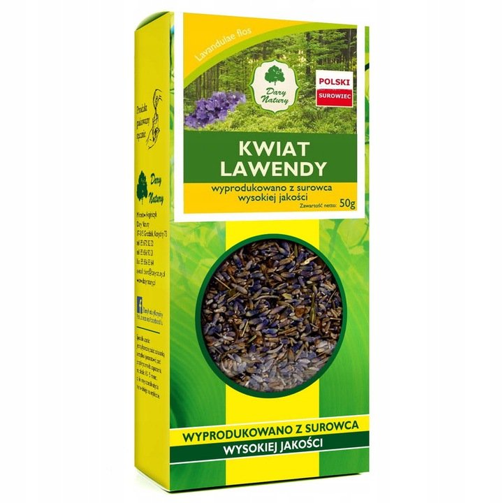 Dary Natury Lawenda kwiat (Lavandulae flos) 50g