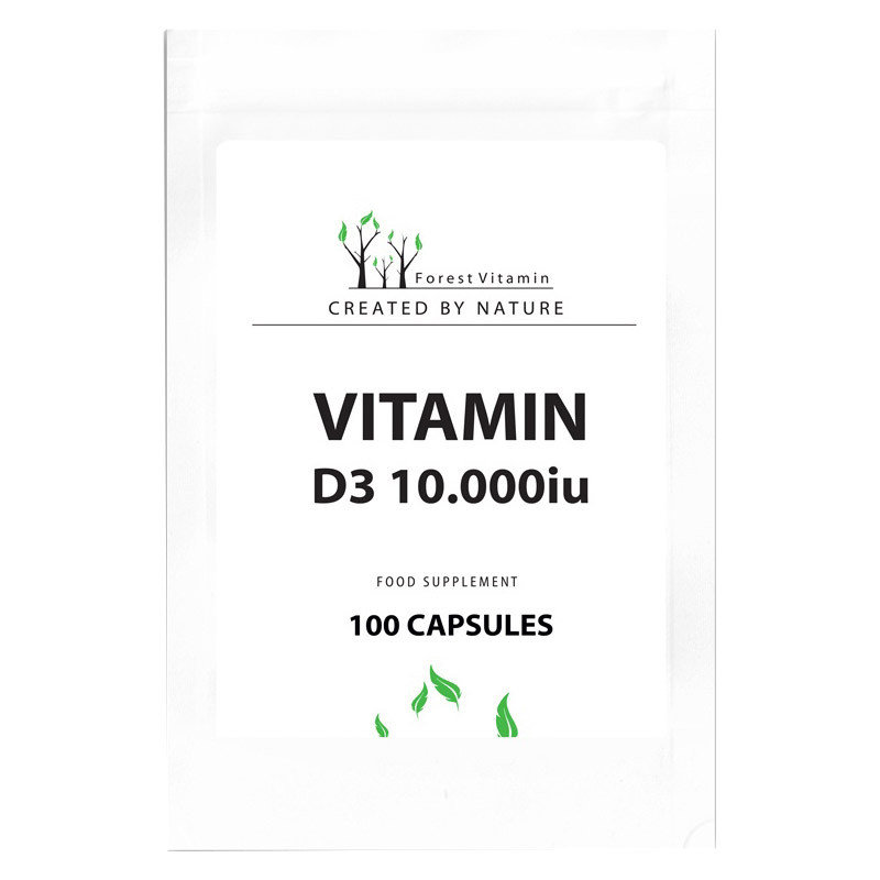 Фото - Вітаміни й мінерали Forest VITAMIN Vitamin D3 10.000IU 100caps 